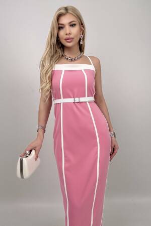 Biye Detailed Dress - Miss Janell - Globality Store - Women Clothes Wholesale Turkey