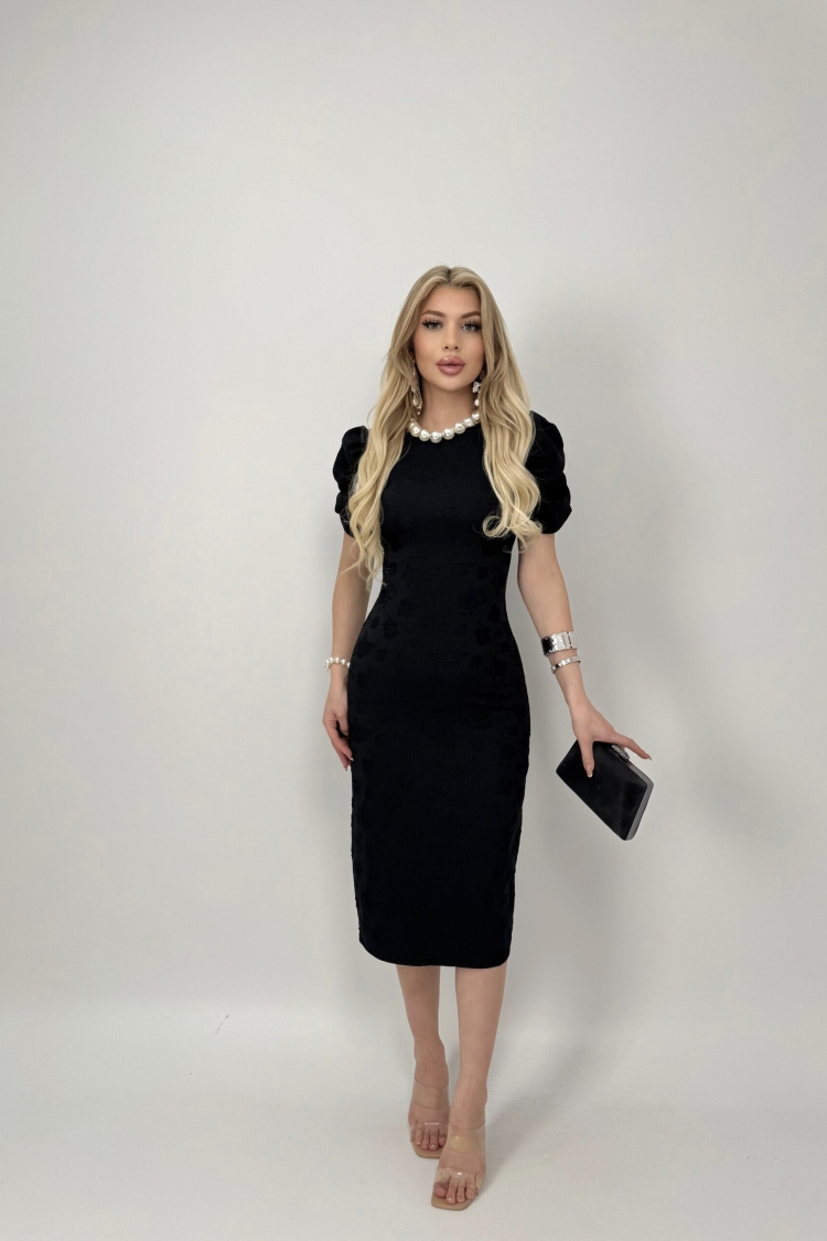 Embossed Polyester Dress