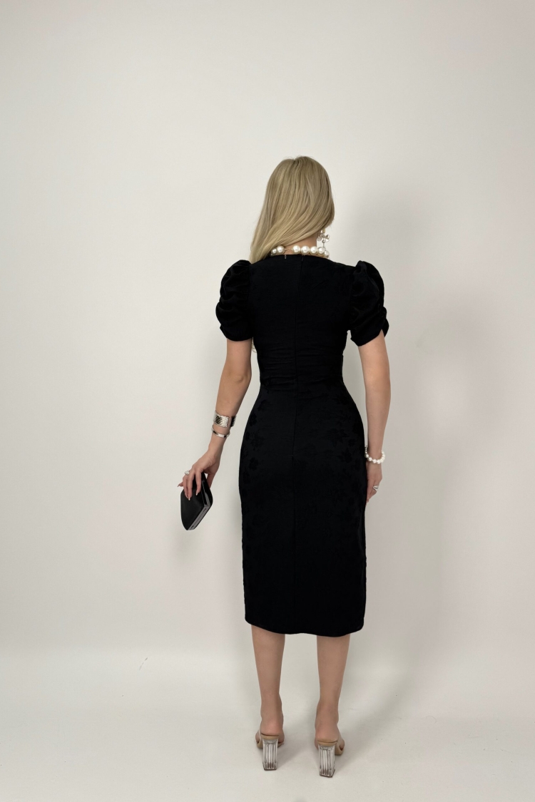 Embossed Polyester Dress