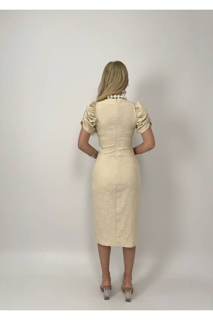 Embossed Polyester Dress