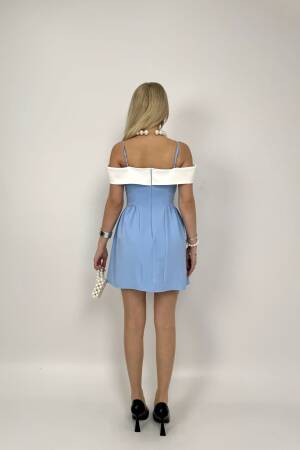 Short Dress With Straps - Miss Janell - Globality Store - Women Clothes Wholesale Turkey