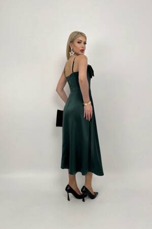 Front Ribbon Midi Dress - Miss Janell - Globality Store - Women Clothes Wholesale Turkey