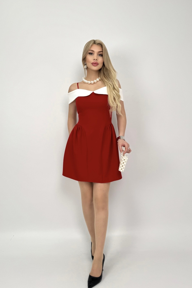 Short Dress With Straps - Miss Janell - Globality Store - Women Clothes Wholesale Turkey