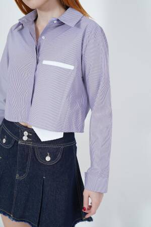 Pocket And Button Detailed Jeans Wholesale Skirt - Lustrin - Globality Store - Women Clothes Wholesale Turkey