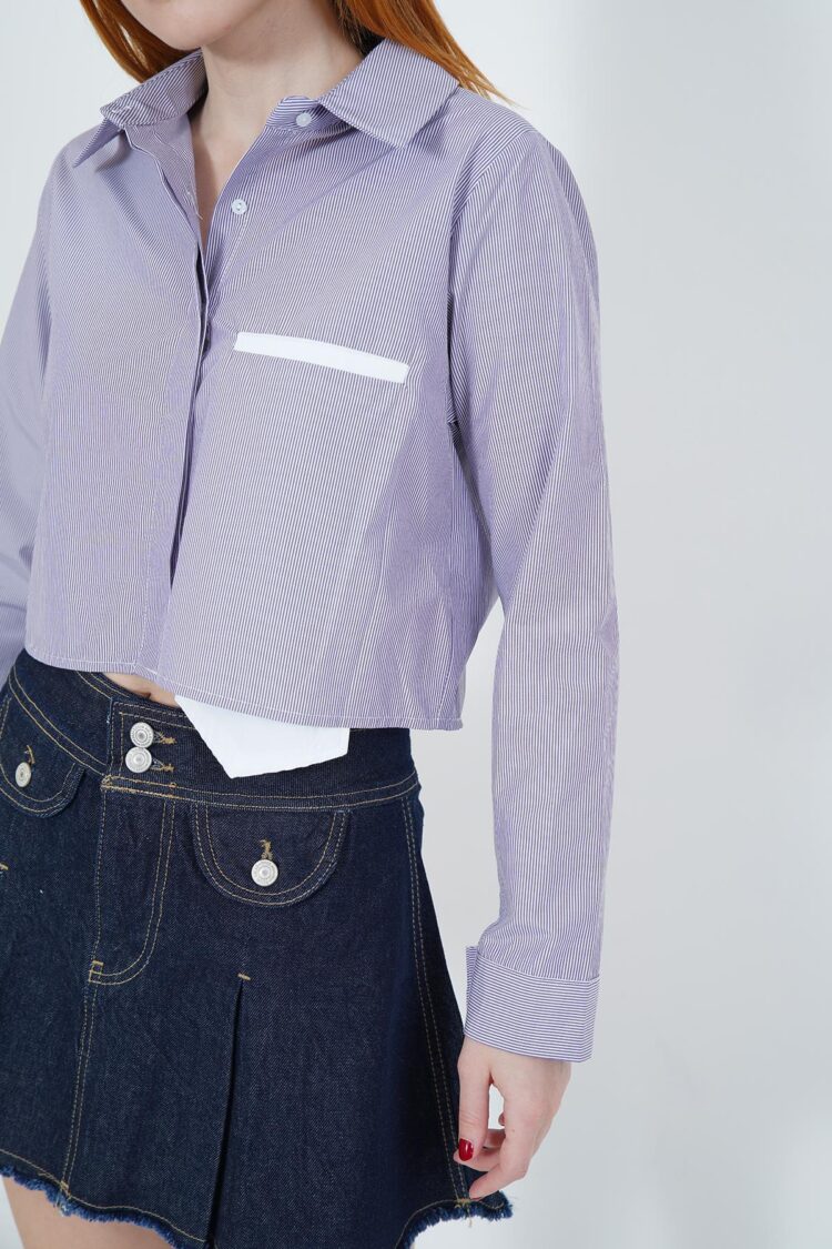 Pocket And Button Detailed Jeans Wholesale Skirt