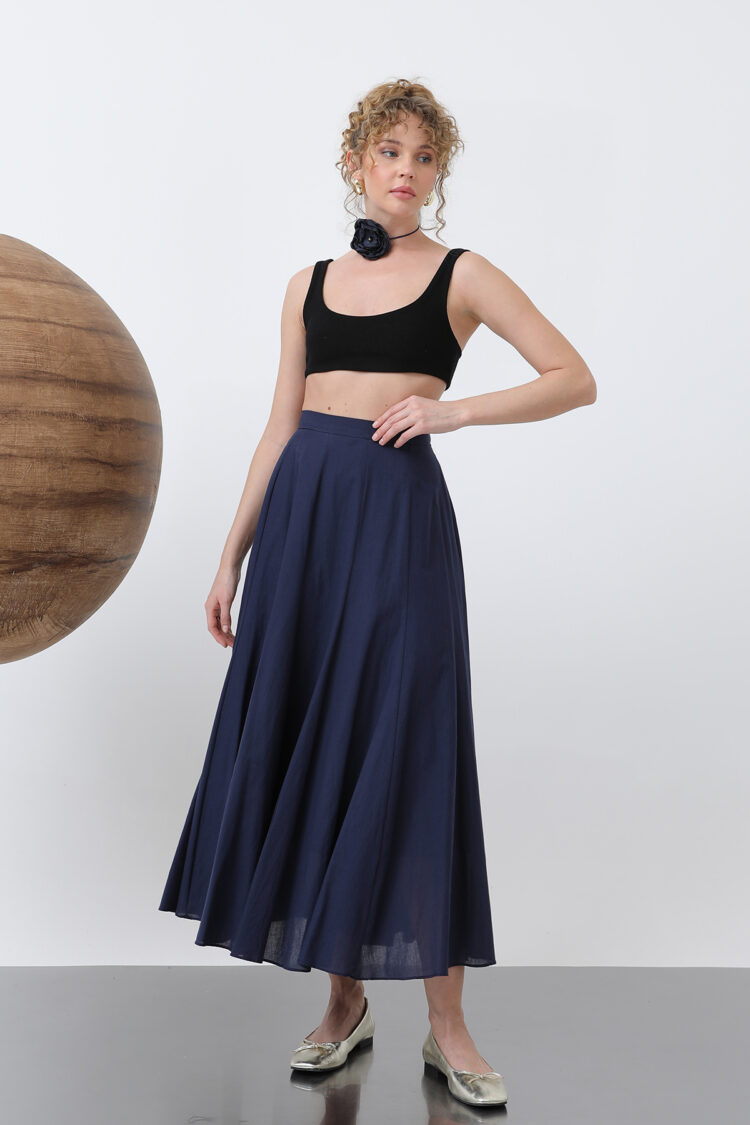 Women's Long Voile Skirt - SOUL - Globality Store - Women Clothes Wholesale Turkey