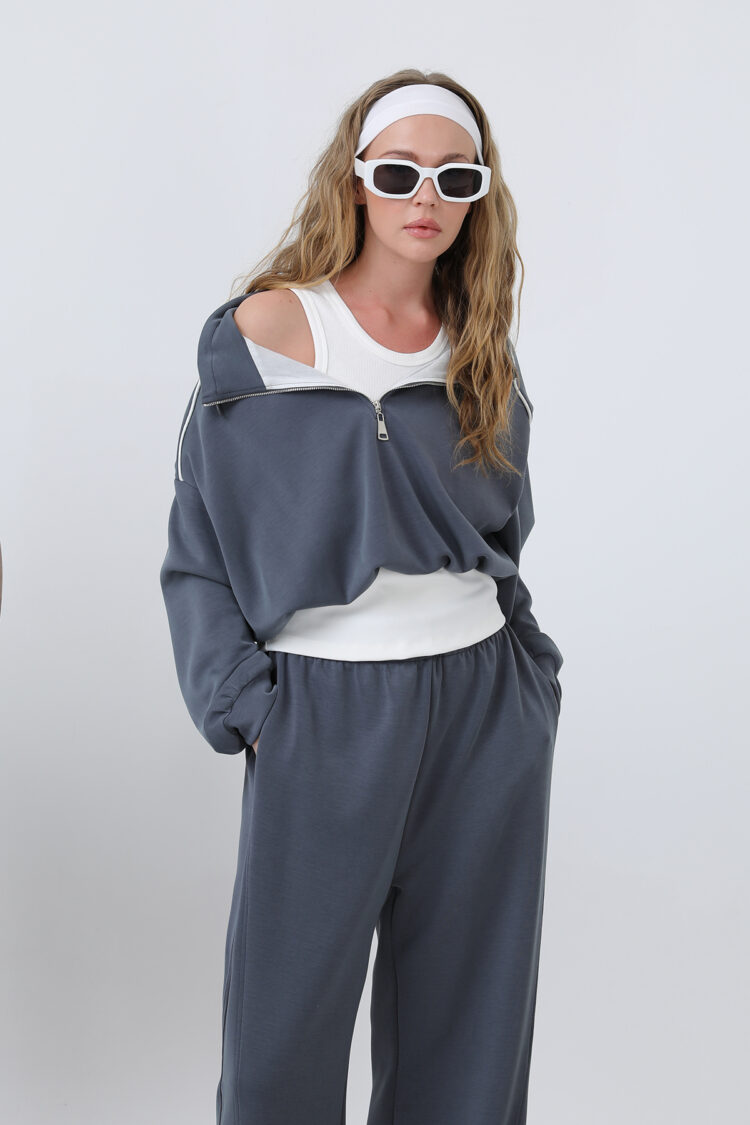 Women's Garnished Double Suit - 4