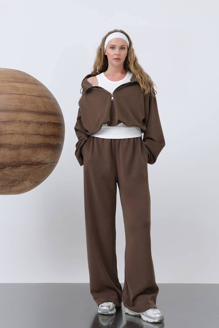 Garnished Double Set - SOUL - Globality Store - Women Clothes Wholesale Turkey