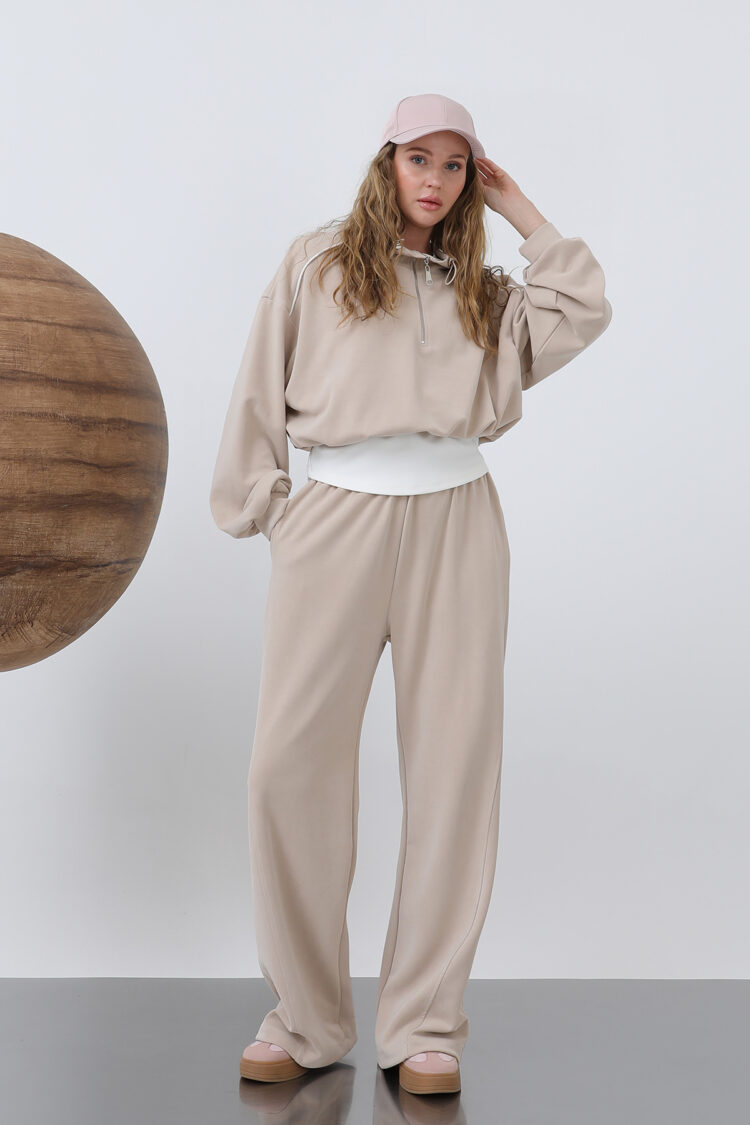Garnished Double Set - SOUL - Globality Store - Women Clothes Wholesale Turkey