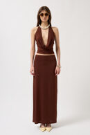 Pencil Midi Skirt - Black Fashion - Globality Store - Women Clothes Wholesale Turkey