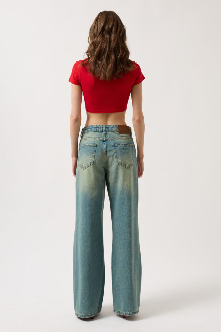 Low Waist Knee Length Jean