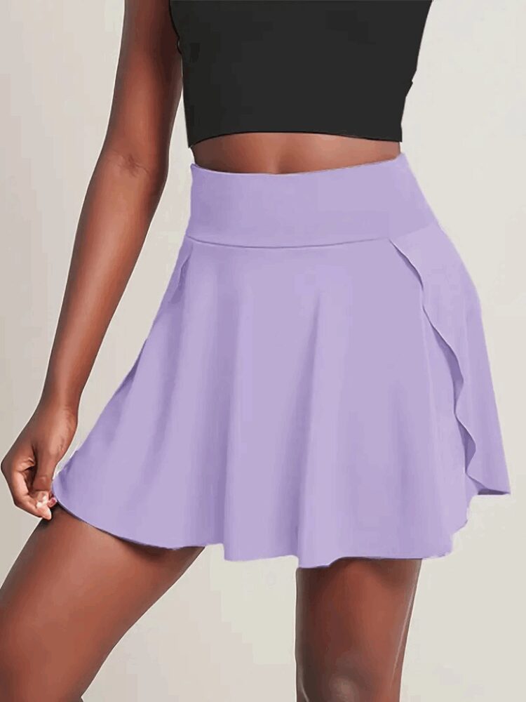 Women's Sandy Short Skirt With High Waist Pockets - Janes - Globality Store - Women Clothes Wholesale Turkey