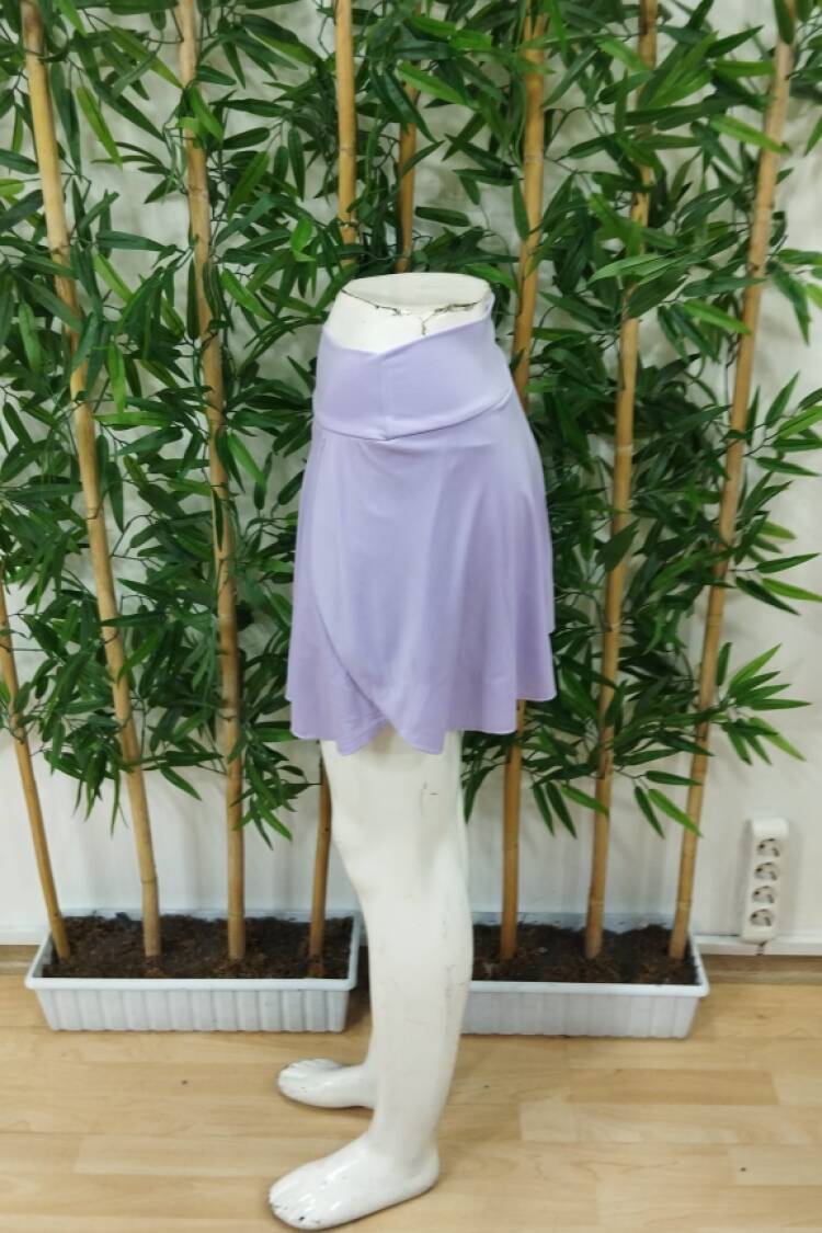 Women's Sandy Short Skirt With High Waist Pockets