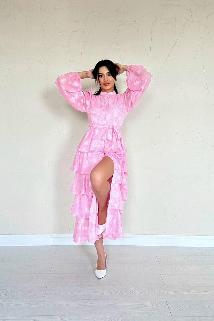 WholesaleWalloon Striped Floor Dress