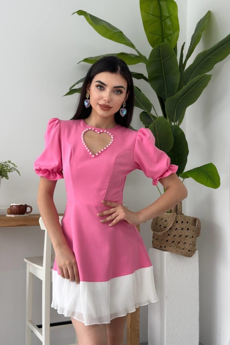 Safe Heart Detailed Dress