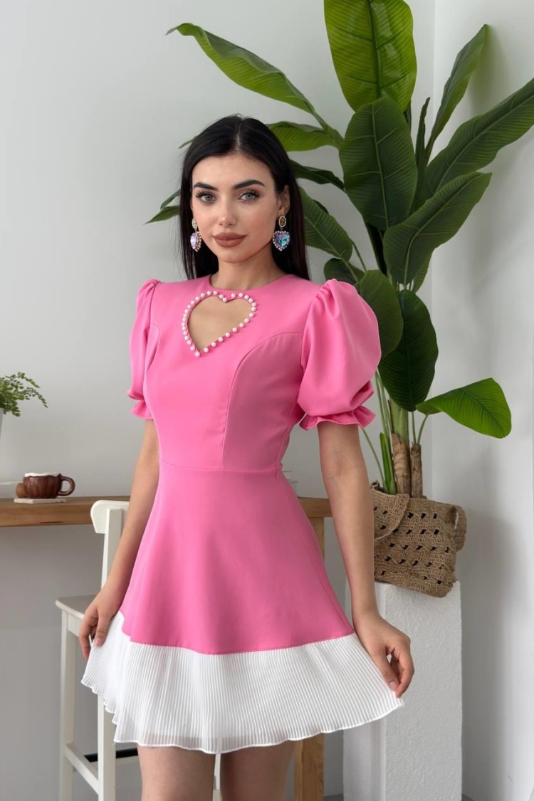 Safe Heart Detailed Dress