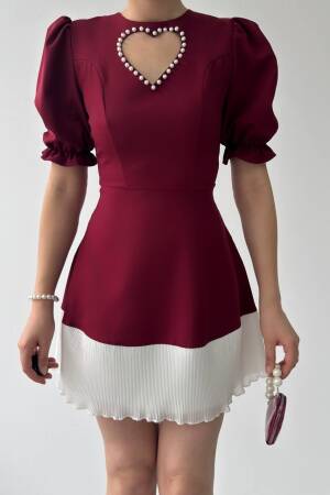 Safe Heart Detailed Dress - Etika - Globality Store - Women Clothes Wholesale Turkey