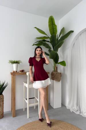 Safe Heart Detailed Dress - Etika - Globality Store - Women Clothes Wholesale Turkey