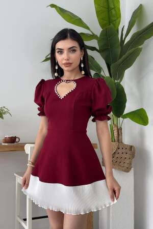 Safe Heart Detailed Dress - Etika - Globality Store - Women Clothes Wholesale Turkey