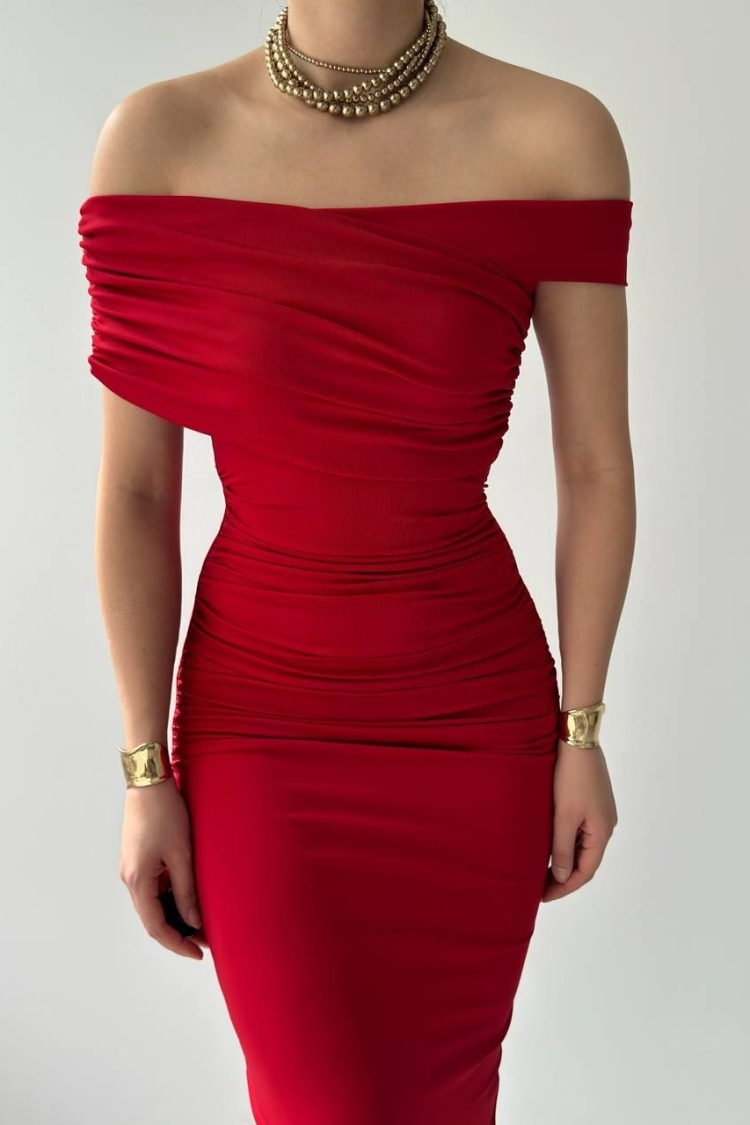 Dron Strapless Dress