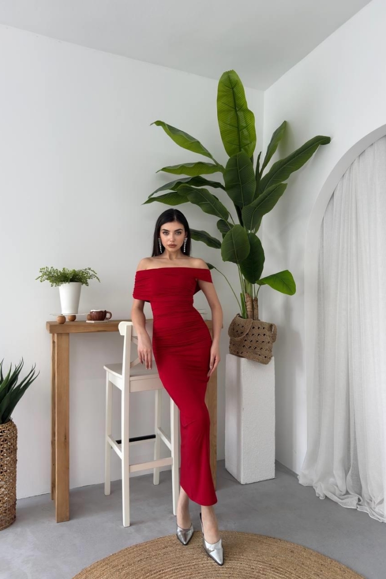 Dron Strapless Dress