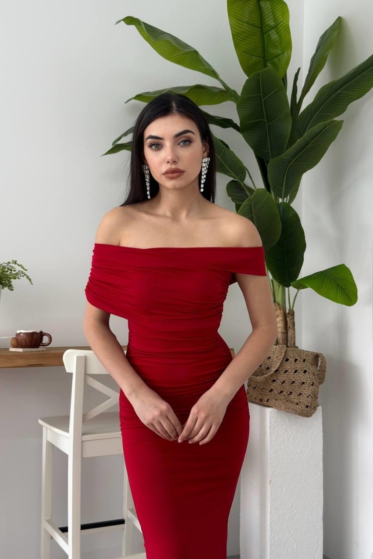 Dron Strapless Dress