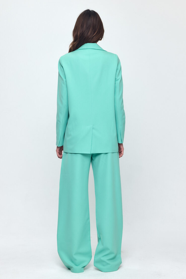 Nob Mint Green Oversize Jacket Pants Set