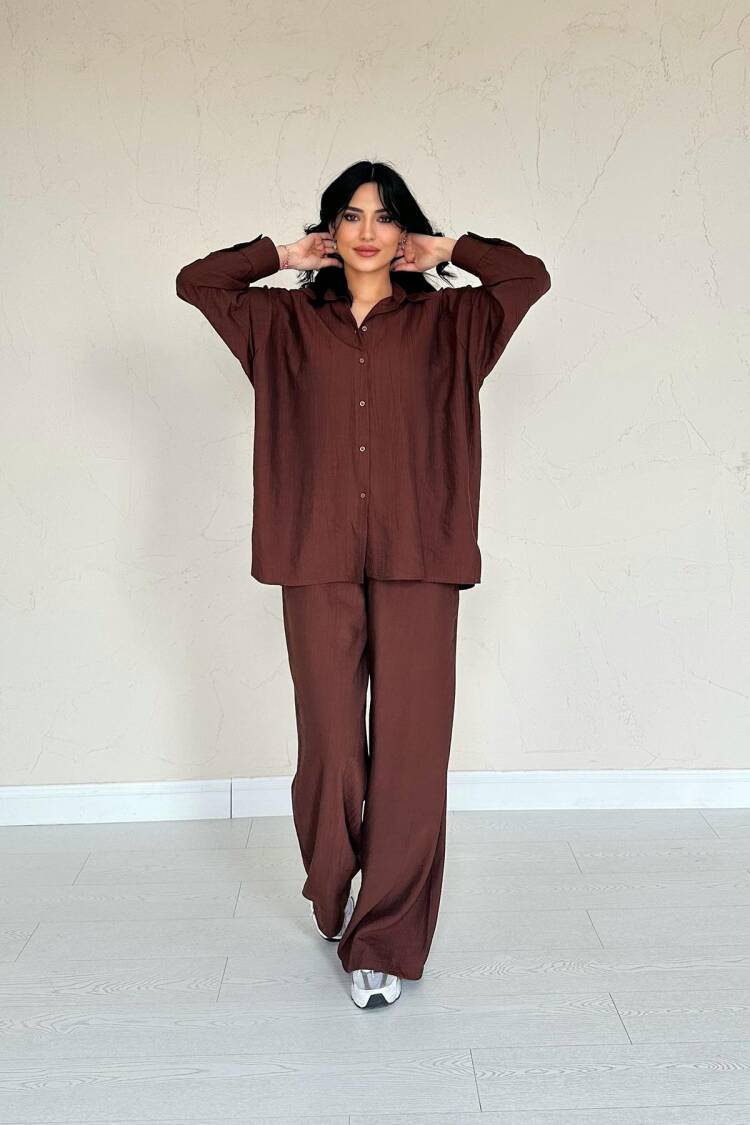Alice Shirt And Loose Fit Pants Set