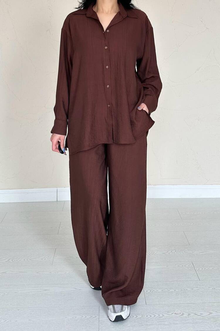 Alice Shirt And Loose Fit Pants Set