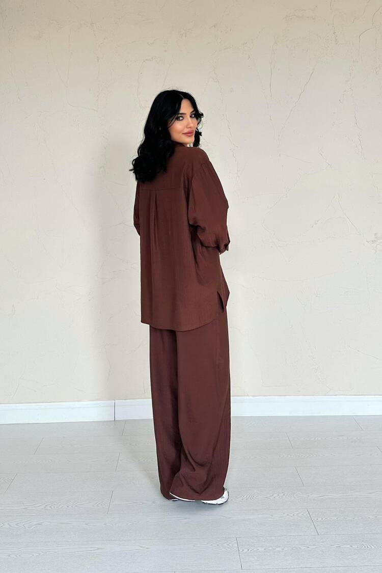 Alice Shirt And Loose Fit Pants Set