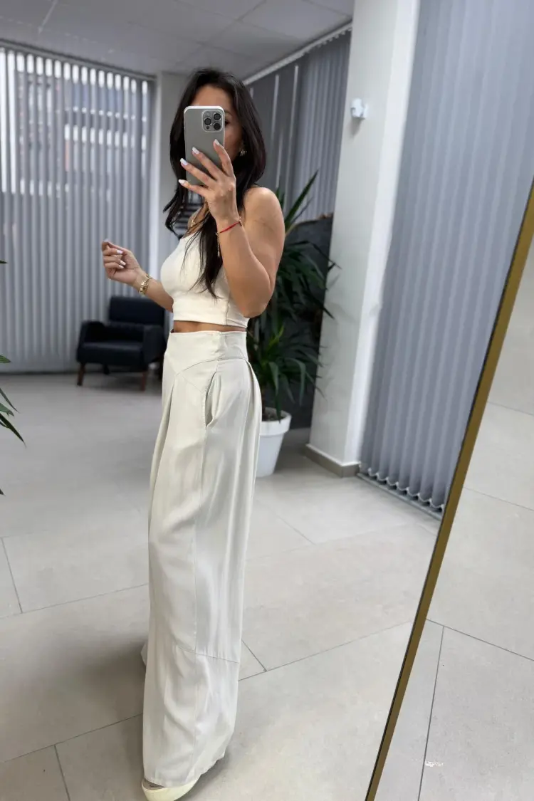 Trouser Piece Flush- White