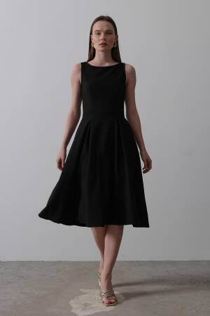 Double Sleeveless Dress - Reyon - Globality Store - Women Clothes Wholesale Turkey