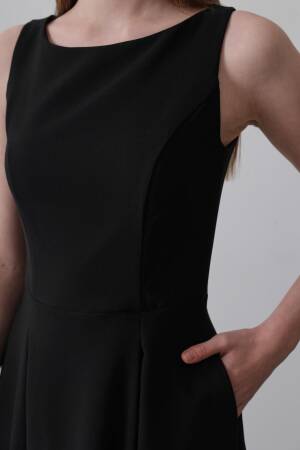 Double Sleeveless Dress - Reyon - Globality Store - Women Clothes Wholesale Turkey