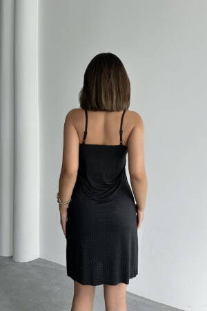 Stone Hanger Dress - Black - Topshow - Globality Store - Women Clothes Wholesale Turkey