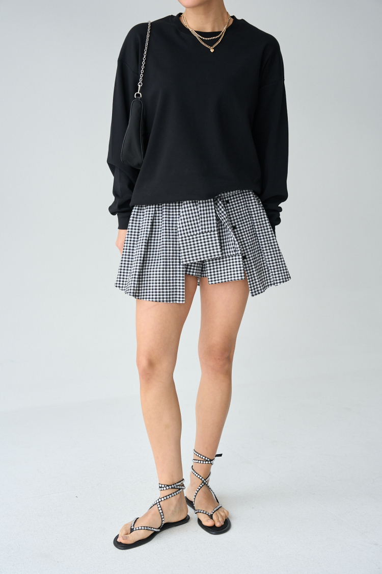 Plain Sweatshirt - Qustyle - Globality Store - Women Clothes Wholesale Turkey