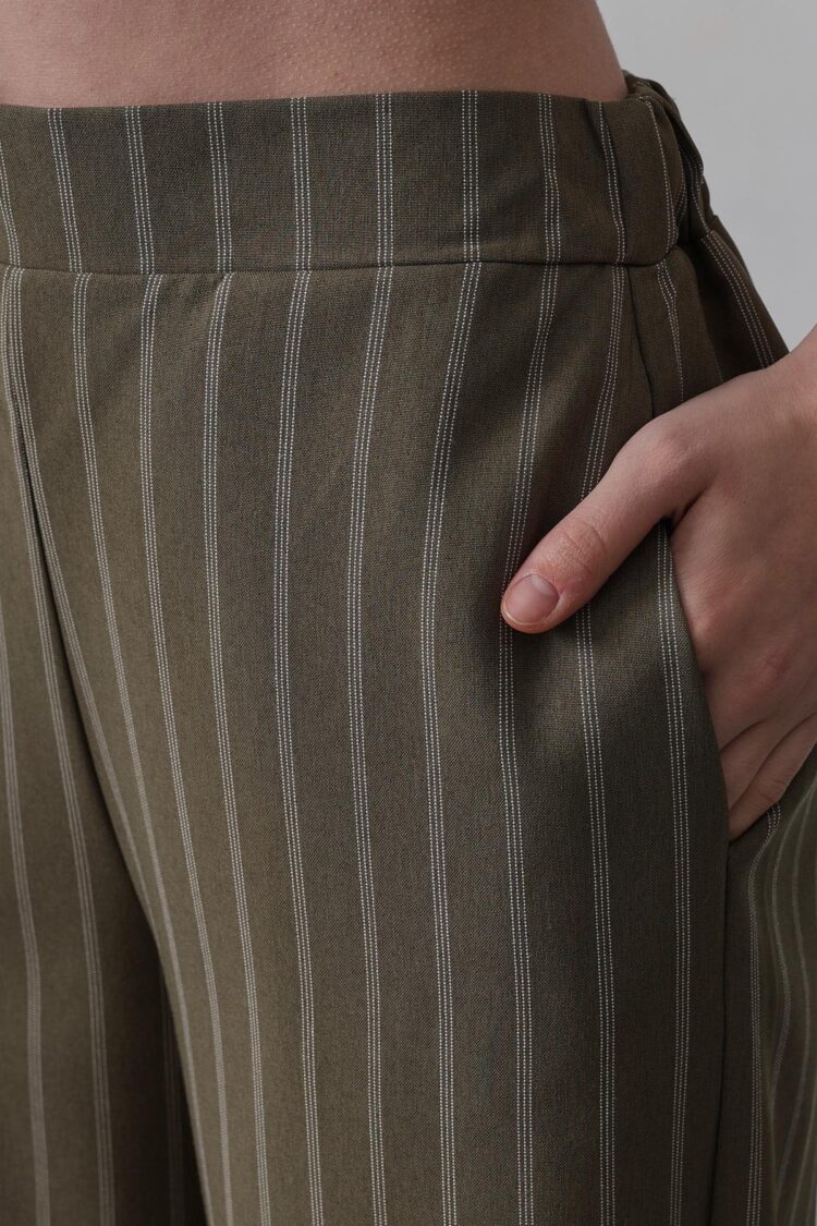 Half-Elastic Waist Palazzo Pants