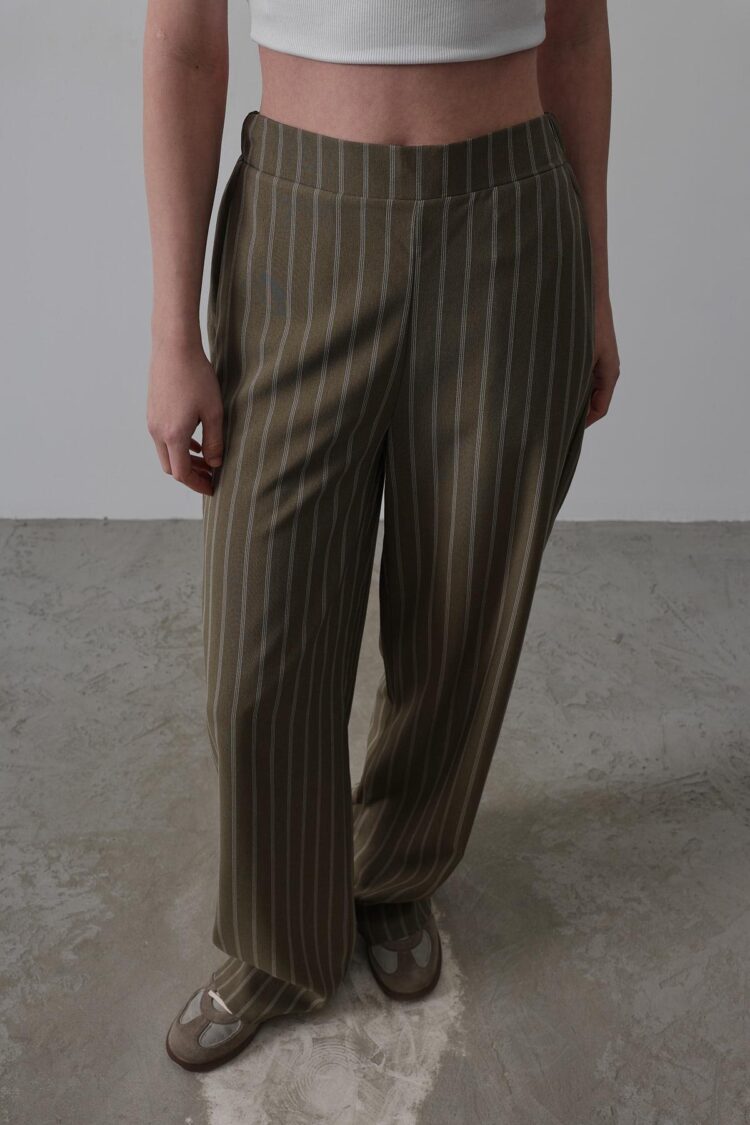 Half-Elastic Waist Palazzo Pants