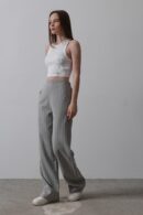 Half-Elastic Waist Palazzo Pants - Reyon - Globality Store - Women Clothes Wholesale Turkey