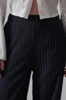 Half-Elastic Waist Palazzo Pants - Navy - Reyon - Globality Store - Women Clothes Wholesale Turkey