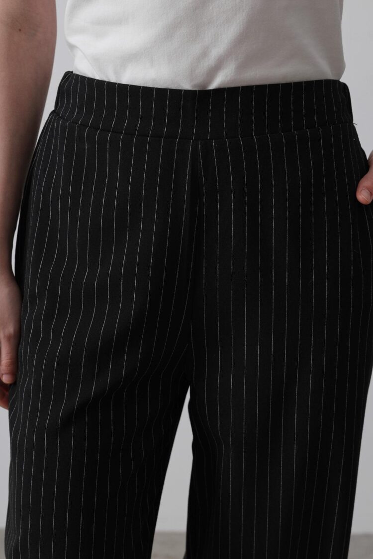 Half-Elastic Waist Palazzo Pants