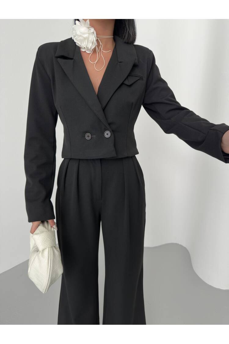 Crop Jacket Suit