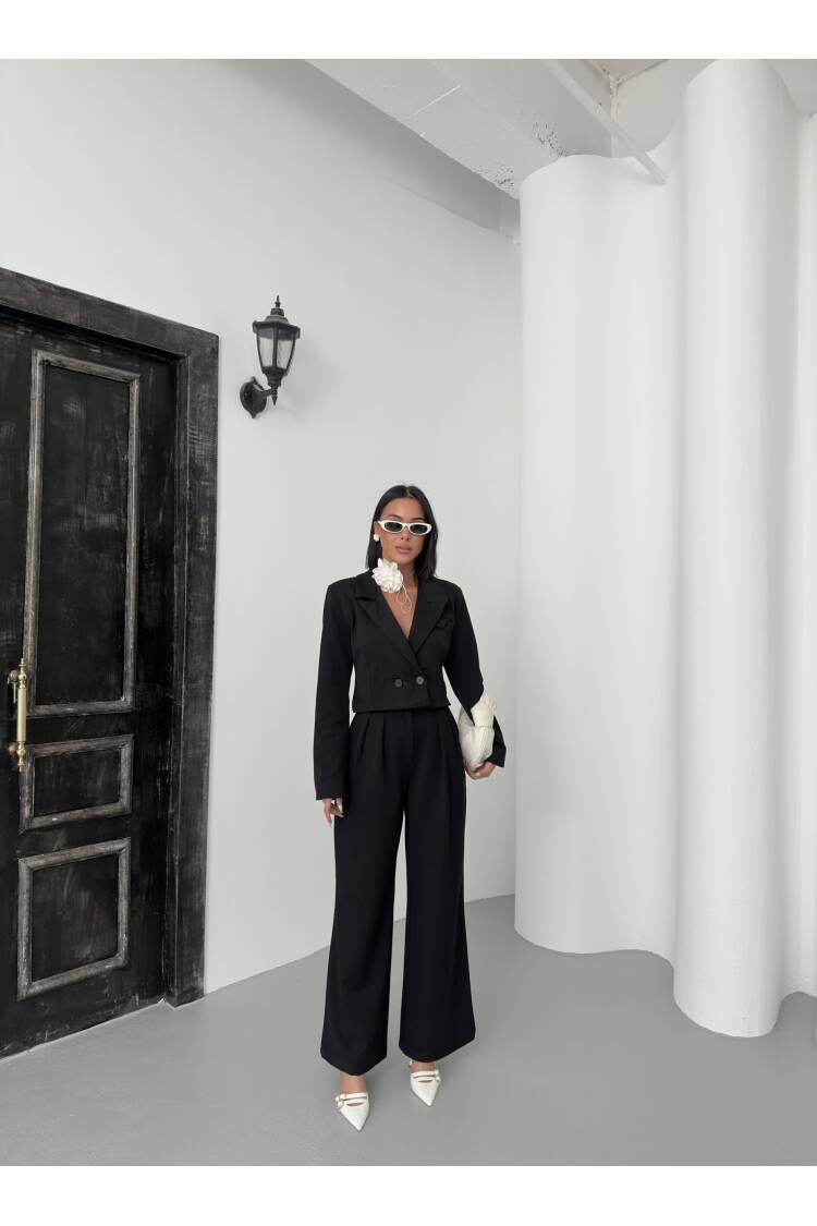 Crop Jacket Suit