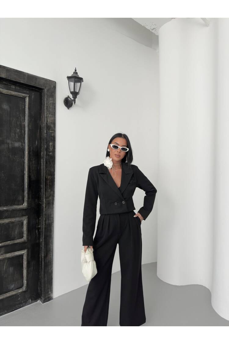 Crop Jacket Suit