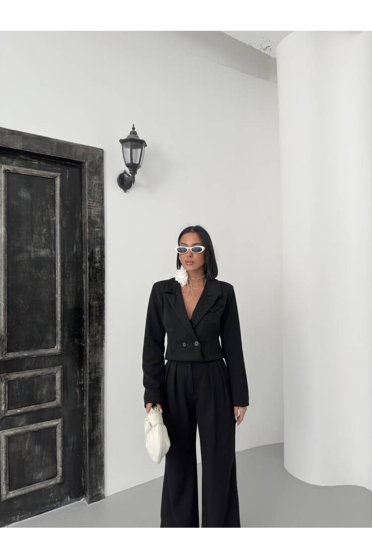 Crop Jacket Suit