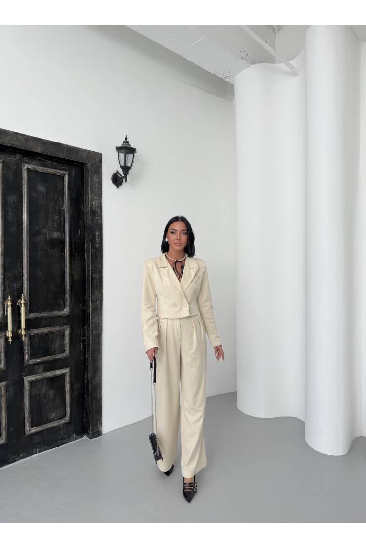 Crop Jacket Suit