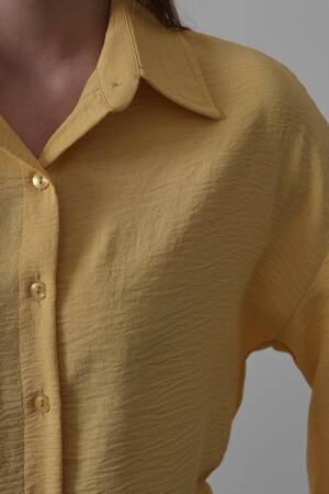 Biye Detailed Ayrobin Shirt - Reyon - Globality Store - Women Clothes Wholesale Turkey