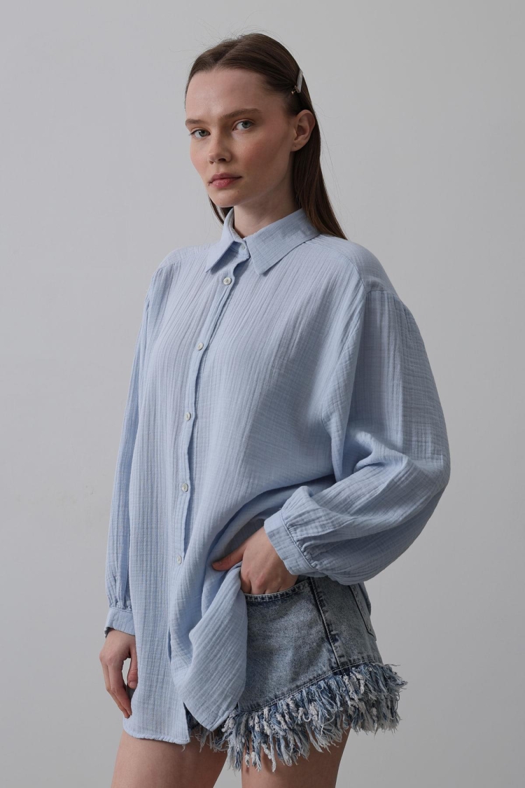 Shirt - Baby - Reyon - Globality Store - Women Clothes Wholesale Turkey