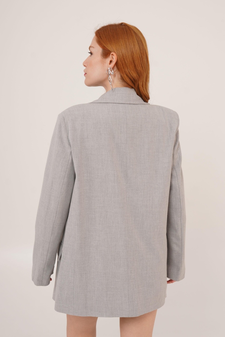 WholesaleBlazer Jacket With Lining Line Detail