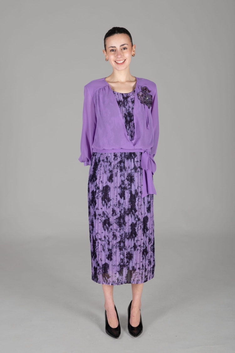 V Cut Bolero Dress - GUMANIZE - Globality Store - Women Clothes Wholesale Turkey