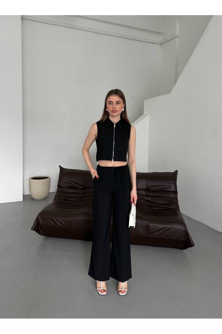 Zero Sleeve Vest Suit